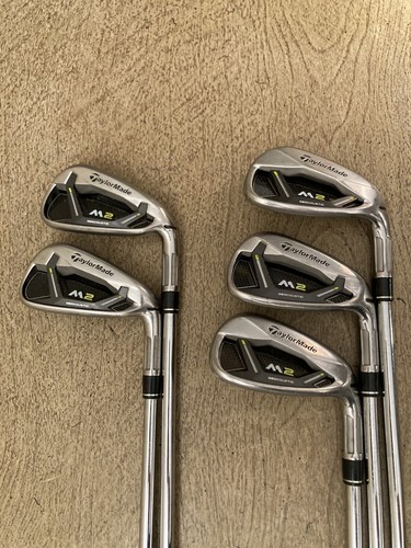 RH TaylorMade M2 Iron Set 5,7,8,9,PW (no 6 Iron) Steel Shaft Regular Flex KBS 80