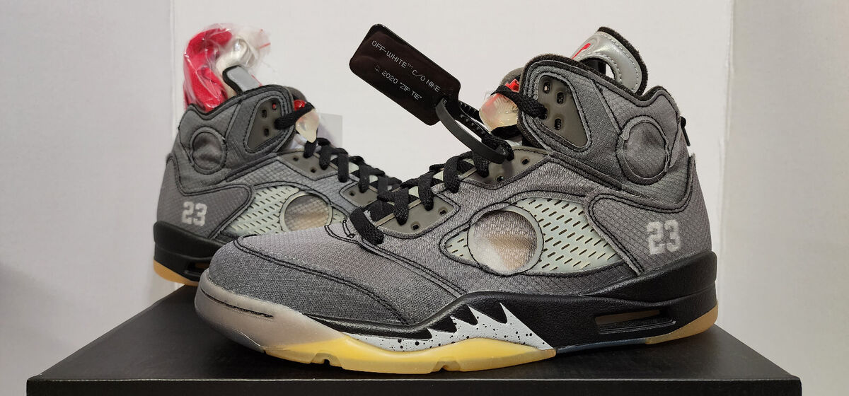 Nike x Off White Air Jordan 5 Retro SP 'Muslin' (CT8480-001 Nike x Off White Air Jordan 5 Retro SP 'Muslin' (CT8480-001