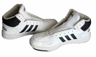 Adidas Hoops 2.0 Mid White Black