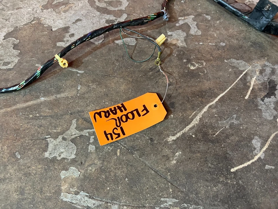 91 Acura Integra RS 2D 1991 - arnés de cableado de piso interior telar de alambre - OEM #154 Foto 4 de 4