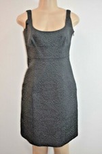 ELIE TAHARI Gray SILK Women's Cocktail dress Size 6 on Sale sv