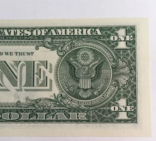 Uncirculated 2003A $1.00 FRN FANCY BINARY SERIAL NUMBER F13133133G - Foto 7 di 7
