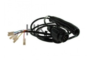 Maypole 13 Pin Ifor Williams Light Lead Coiled Cable Suzzy P0738-13 Spade