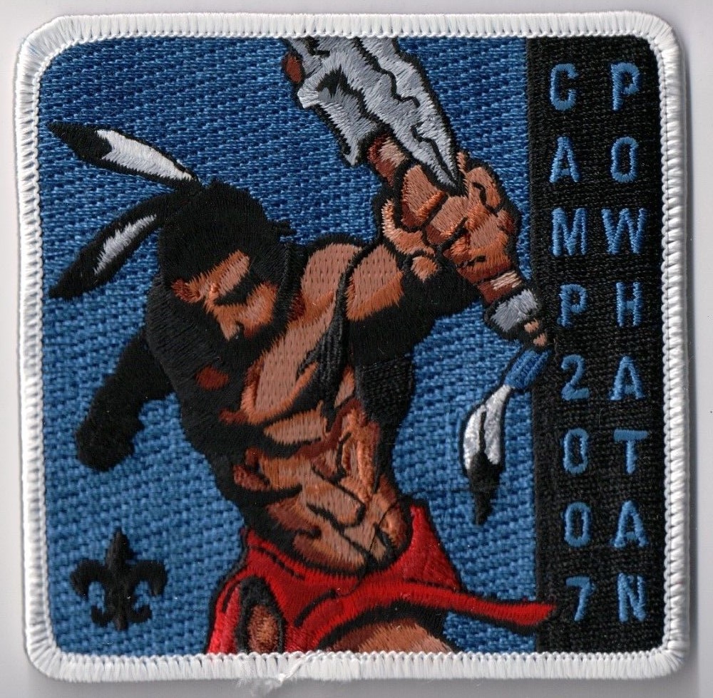 Boy Scout Patch, Camp Powhatan 2007, Blue Ridge Scout Reservation