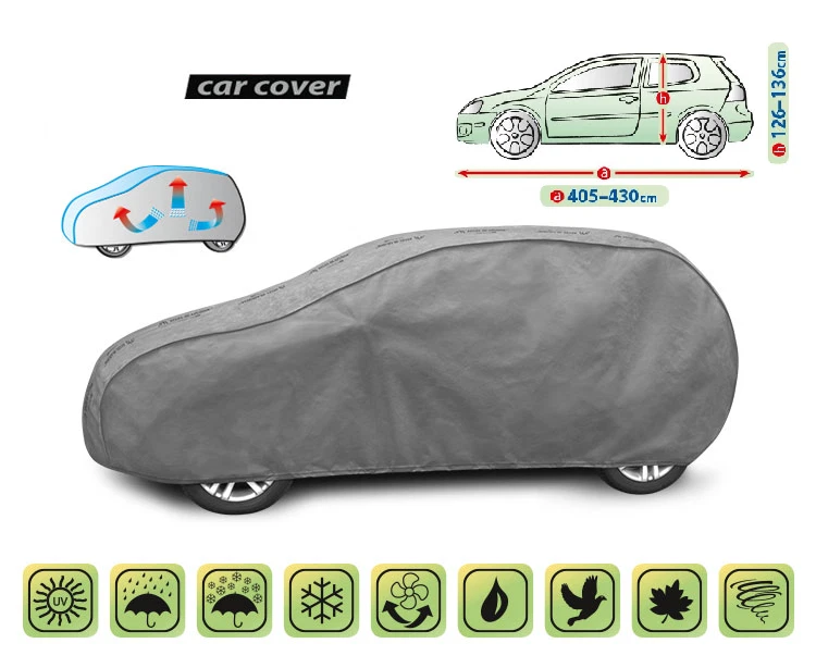 Waterproof UV Resistant Breathable Car Cover for Nissan Note, Almera, Juke