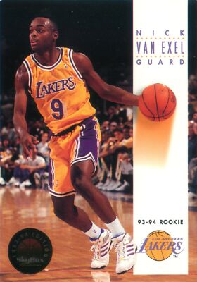 Nick Van Exel RC 1993-94 SkyBox Basketball Rookie Card # 241 Los