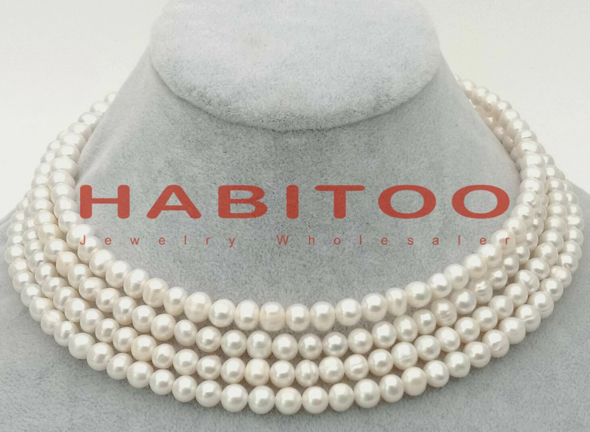 16 inch pearl choker cheap necklace