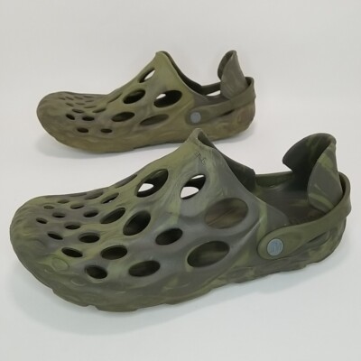 Merrell Hydro Moc Water Hiking Shoes Sandals Men 8/Women 9.5 Olive Drab J20099