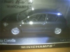  Minichamps 1 43 Toyota Corolla 2 Door 2001 Black Model Car 400166101 