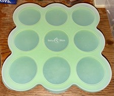 Reusable Silicone Tray Mold Baby Food, Ice Cubes Jello Shots w/Cover Baby Bliss