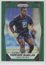 2017 Panini Prizm Rookies Green Prizm Raekwon McMillan #296 7zf