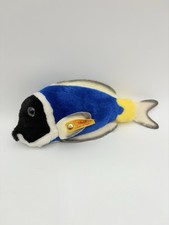 Steiff Imperial Fish Plush Blue Yellow Realistic German Toy Collectors 121807