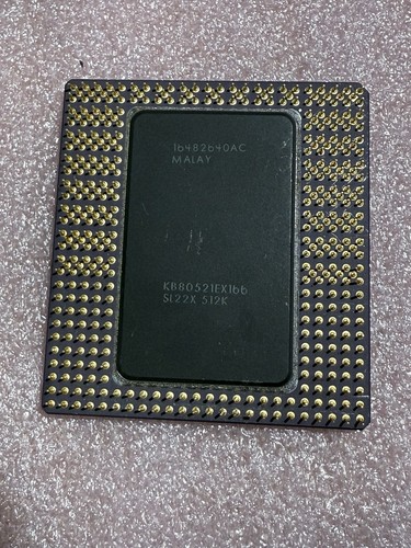 Vintage Intel Pentium Pro 166 MHz KB80521EX166 512KB SL22X Processor Collectible - Afbeelding 3 van 5