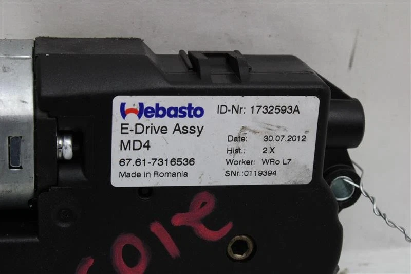 Used Sunroof Motor fits: 2013 Bmw ACTIVEHYBRID 3 Grade A Foto 2 de 4