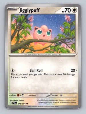 Jigglypuff 076/094 Common ME02: Phantasmal Flames NM Pokemon