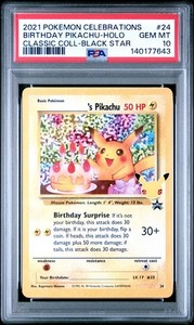 Psa 10 Birthday Pikachu | eBay