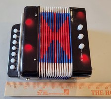 Accordion 10 keys Button Accordian Musical Instrument Mini Accordion for Begi...