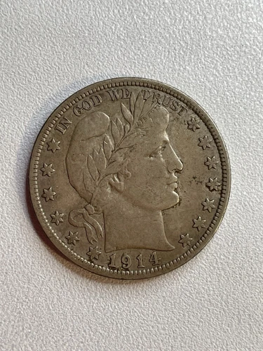 1914-S Barber Half Dollar — photo from the most recent tracked eBay sale