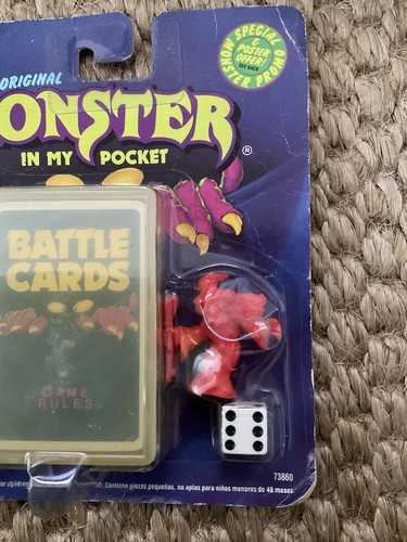The Original Monsters In My Pocket Battle Cards Unopened Ltd Ed S1 - Bild 4 von 5