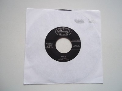 THE PLATTERS - I Wish / It's Raining Outside - 45 RPM 7'' Record MERCURY