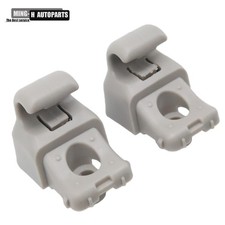 Fits 2017-2020 Tesla Model 3 2x Sun Visor Hook Sun Visor Clips Grey Left & Right