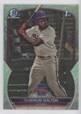 2023 Bowman Draft Chrome Lunar Glow Refractor TayShaun Walton #BDC-183 11s9
