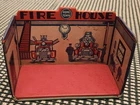 Old Tin Marx Home Town Fire House - Newlywed Dollhouse