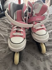 Harsh Inline Pink Roller Skates 4 Adjustable Women s Sizes 4-8