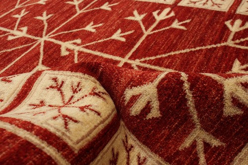 Vintage Hand-Knotted Area Rug 3'0" x 4'11" Traditional Wool Carpet - Picture 7 of 9