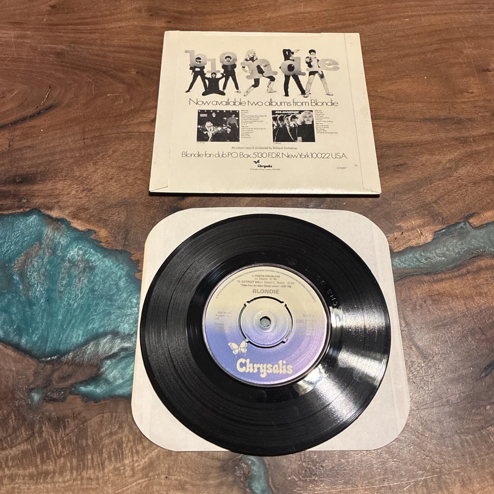 Blondie - I'm Always Touched By Your Presence Poet’s Problem 45 Vinyl UK Foto 4 de 4