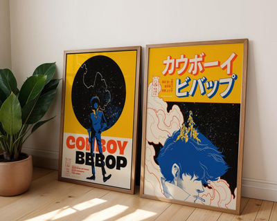 Cowboy-Bebop Poster Unframe Set of 2 Manga Anime Print Art | eBay