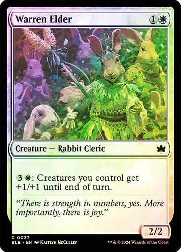 MTG-Warren Elder Bloomburrow(NM-FOIL)#37