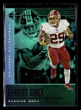 2019 Panini Illusions #47 Derrius Guice Trophy Collection Sapphire card