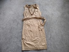 Talbots rustic sand dress, tan, size small, petite