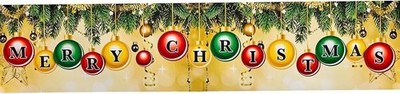 Merry Christmas Giant Banner (10  X 44 )