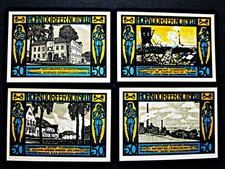Gemeinde Hohndorf  4 x Notgeld