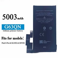 Replacement Internal Battery For Google Pixel 6Pro G63QN 1ICP6/50/96 4905mAh