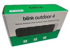 Blink 2025 Outdoor 4 4th Gen 5 Camera Battery Powered System W/ Sync module
