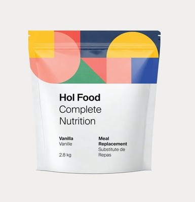 HOL Food Complete Nutrition Meal Replacement, Chocolate, 2.8kgs/6.2lbs. 30 Meals