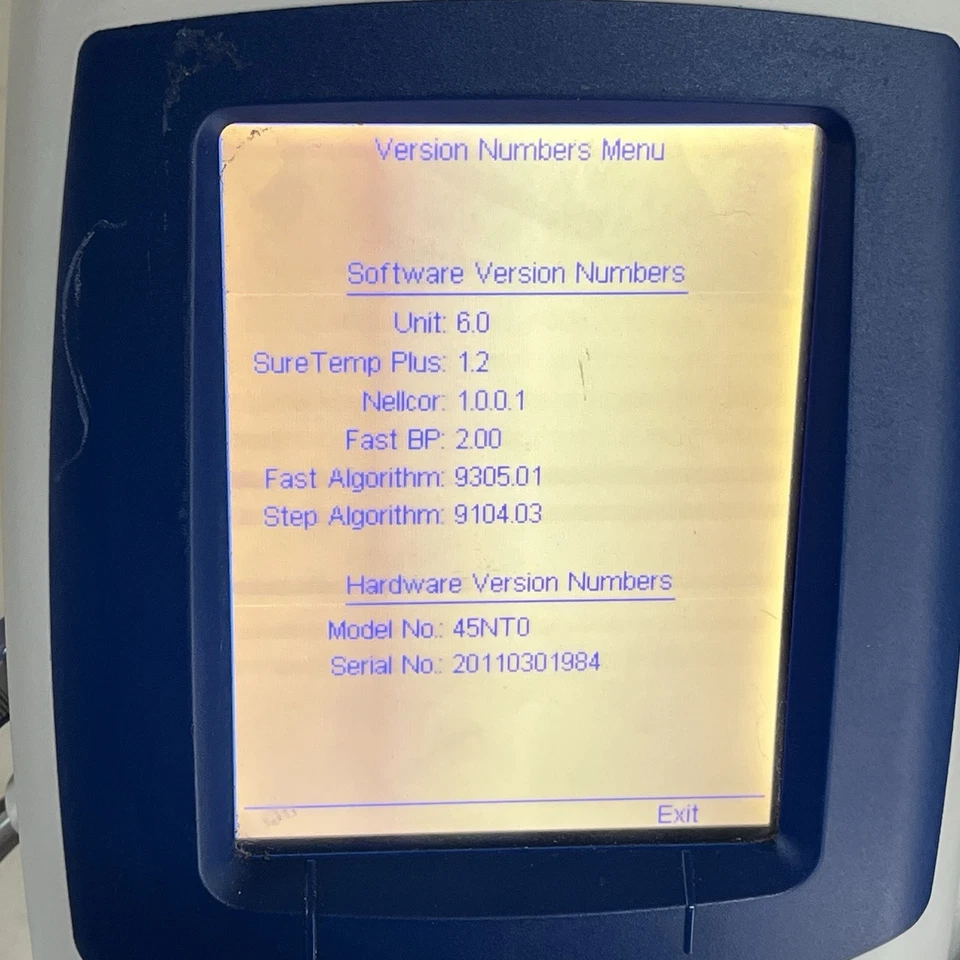 Soporte/carrito para monitor Welch Allyn Spot Vital Signs LXi 45NT0 SureTemp Plus USB BP Foto 3 de 4