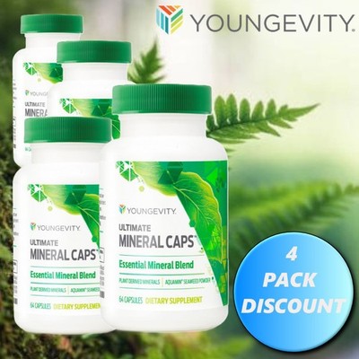 Youngevity Dr. Wallach Ultimate Mineral Caps  - 64 Capsules (4 Pack)