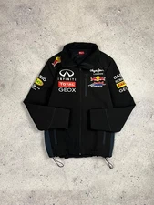 Pepe Jeans London Vintage Red Bull Big Logo F1 Infiniti Racing Jacket Size M