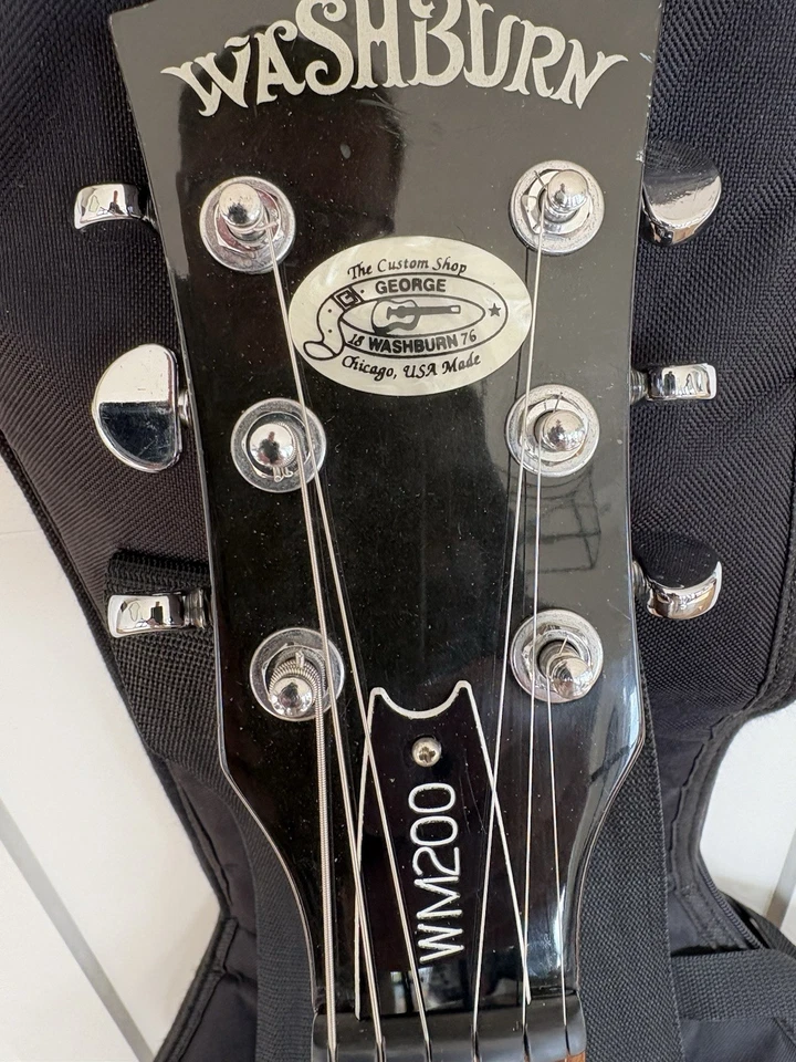 Washburn Custom Shop USA Wm200 Electric Guitar Tobacco burst - Image 3 of 4