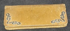 Vintage Woman Leather Wallet Embellished Coin Purse Rare
