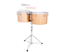 Latin Percussion 15" and 16" Tito Puente Thunder Timbales - Bronze