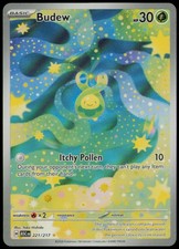 BUDEW 221/217 ILLUSTRATION RARE ASCENDED HEROES POKEMON HOLO NM
