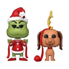 El Grinch (Aniversario) ¡POP! Pack de 2 figuras vinilo libros Grinch con Max 2PK 9 cm