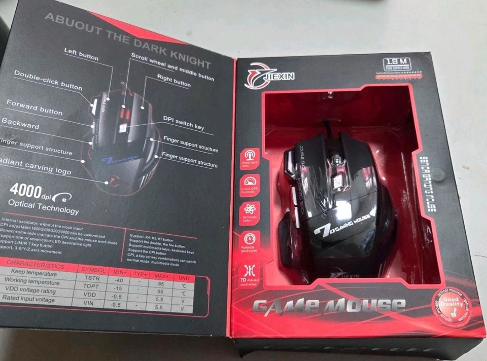 Gaming-Maus mit 4000 DPI