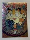 2000 Topps Chrome Pokemon Series 1 #52 Meowth (B) FREE COMBINED SHIPPING