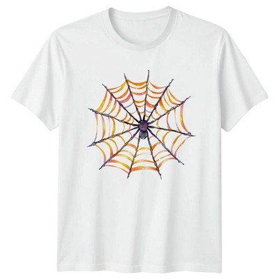 Halloween Spinnennetz T-Shirt Geschenk für Sie und Ihn